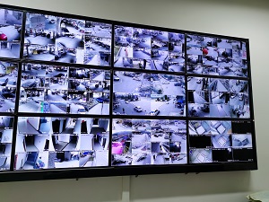 奉节县XXX小区监控施工完效果图