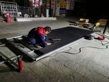 奉节县干溪沟搅拌站电子屏制作与安装