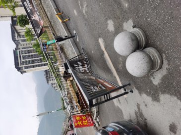 奉节县商贸城广告道闸安装