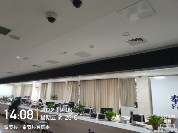 奉节县行政大厅LED电子屏调试