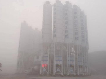 中铁北京工程局LED屏安装