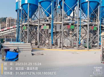宣汉县陇溪东路LED屏安装调试